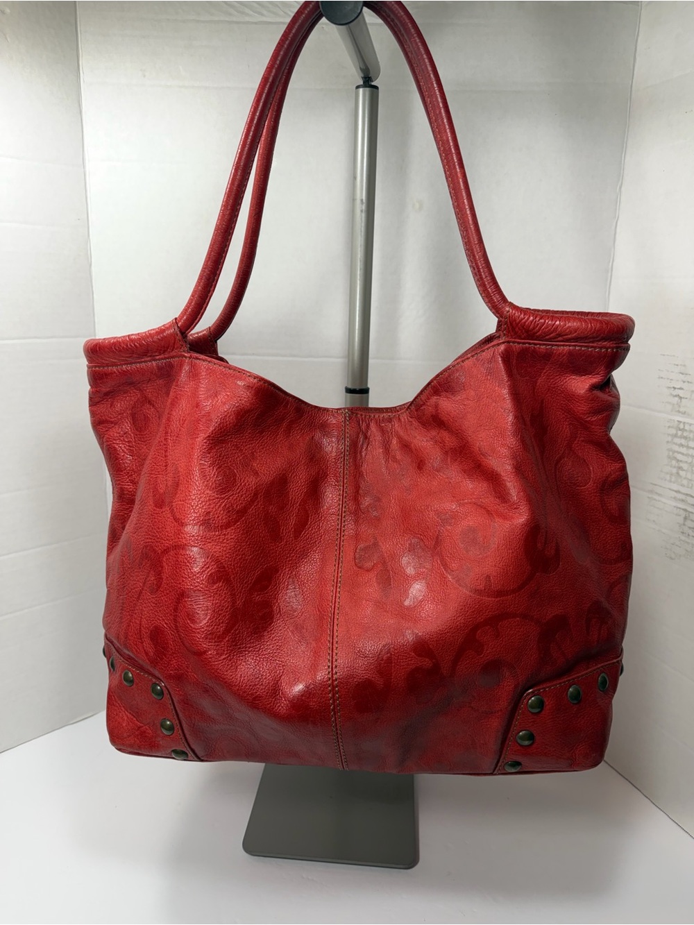ROBERTA GANDOLFI Genuine Leather Bag Made in Italy s 18.5/11/6”Excellent quality